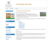 Tablet Screenshot of infosec.westfieldinsurance.com